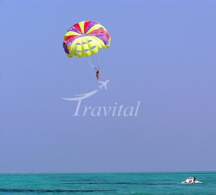 Parasailing in Kish Island 
