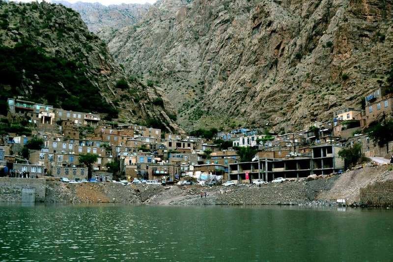 Stair Stepped villages in Iran