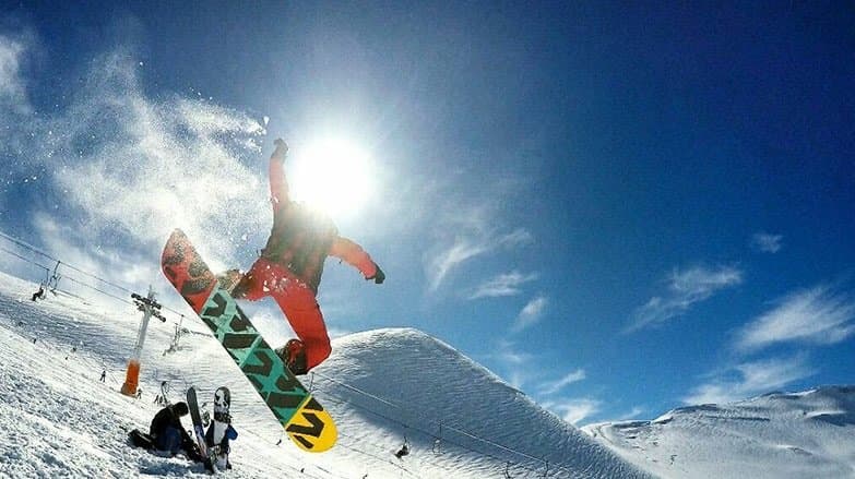 Ski slopes in Iran