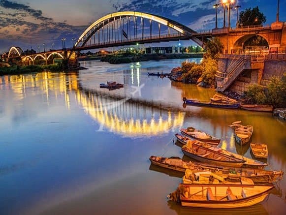 Pol-e Sefid of Ahvaz (White Bridge) – Ahvaz - view 2